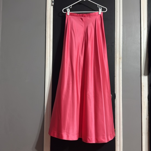 Alyce Designs Vintage 90s Satin A-Line Maxi Skirt Size: 10 Length: 44” - Picture 2 of 7